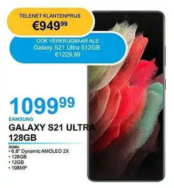 Derco Systems Samsung galaxy s21 ultra 128gb aanbieding