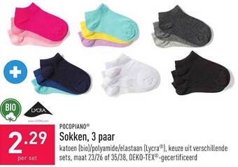 ALDI Sokken aanbieding