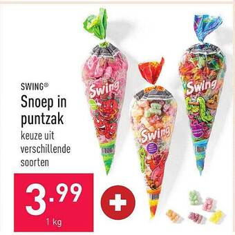ALDI Snoep In Puntzak aanbieding