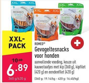 ALDI Gevogeltesnacks Voor Honden aanbieding