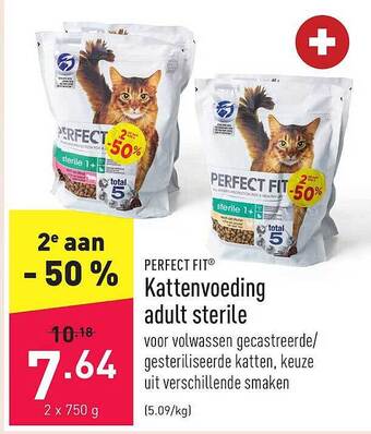 ALDI Kattenvoeding Adult Sterile aanbieding