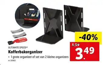 Lidl Ultimate Speed Kofferbakorganizer aanbieding