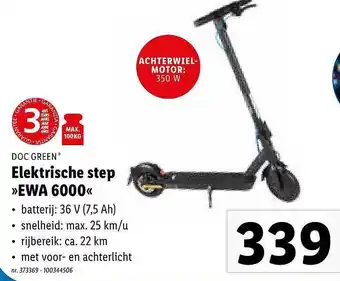 Lidl Elektrishe Step ewa 600 aanbieding
