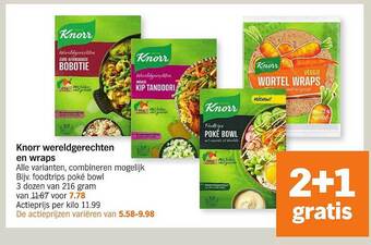 Albert Heijn Knorr Wereldgerechten En Wraps aanbieding