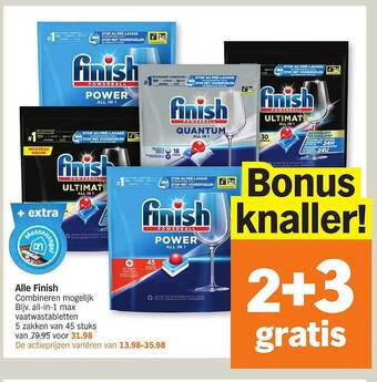 Albert Heijn Finish Vaatwastabletten aanbieding