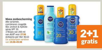 Albert Heijn Nivea Zonbescherming aanbieding