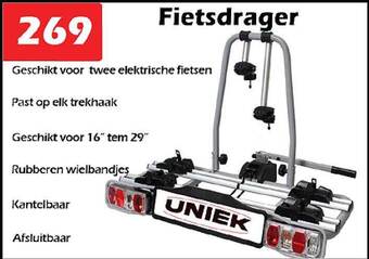 iTEK Fietsdrager aanbieding
