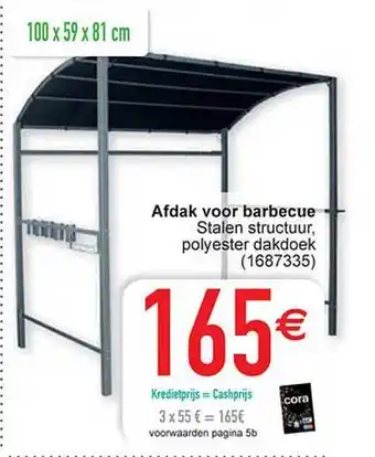 Cora Afdak Voor Barbecue aanbieding