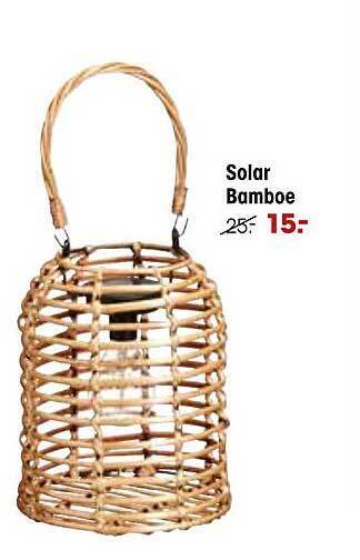 Kwantum Solar Bamboe aanbieding