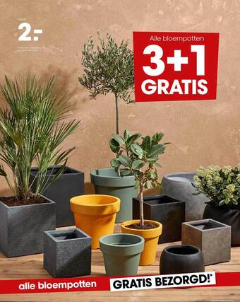 Kwantum Bloempotten aanbieding