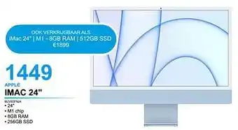 AUVA Apple imac 24 mjv93fn-a aanbieding