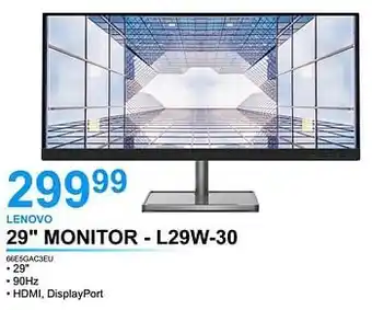 AUVA Lenovo 29`` monitor - g27q-20 66c3gac1eu aanbieding
