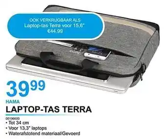 AUVA Hama laptop-tas terra 00196600 aanbieding