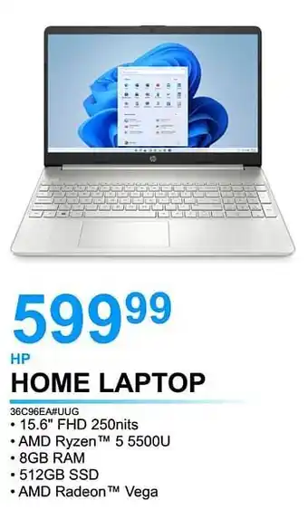 EHBO PC Hp home laptop 36c96ea#uug aanbieding