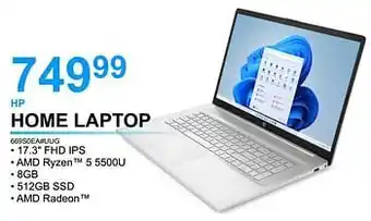EHBO PC Hp home laptop 669s0ea#uug aanbieding