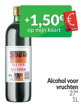 Alcohol voor vruchten