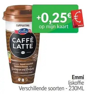 Intermarché Emmi ijskoffie aanbieding