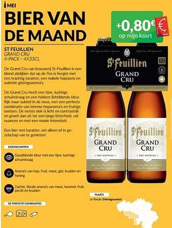 Intermarché St feuillien grand cru aanbieding
