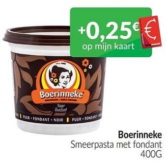 Boerinneke smeerpasta met fondant