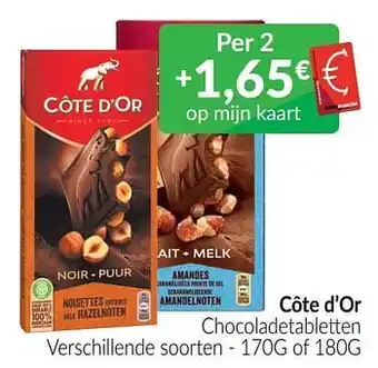 Intermarché Côte d’or chocoladetabletten aanbieding