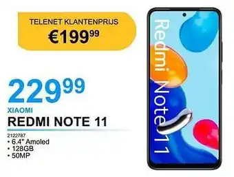 PCS Knokke Xiaomi redmi note 11 2122787 aanbieding