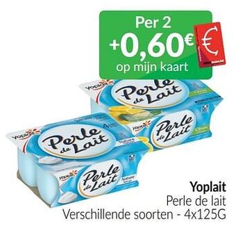 Intermarché Yoplait perle de lait aanbieding