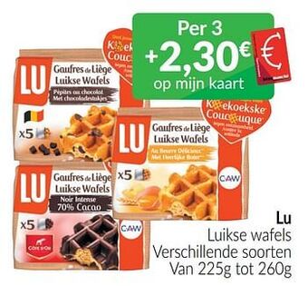 Intermarché Lu luikse wafels aanbieding