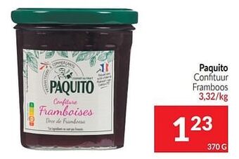 Intermarché Paquito confituur framboos aanbieding