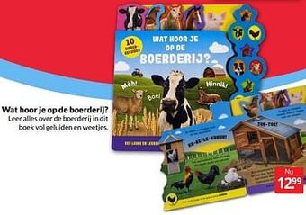 Boekenvoordeel Wat hoor je op de boerderij? aanbieding