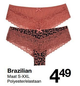 Zeeman Brazilian aanbieding