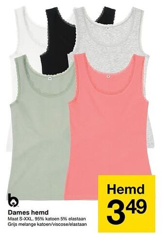 Zeeman Dames hemd aanbieding