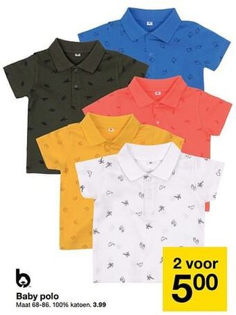 Zeeman Baby polo aanbieding