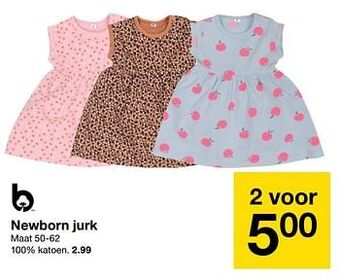 Zeeman Newborn jurk aanbieding