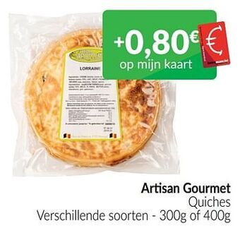 Intermarché Artisan gourmet quiches aanbieding