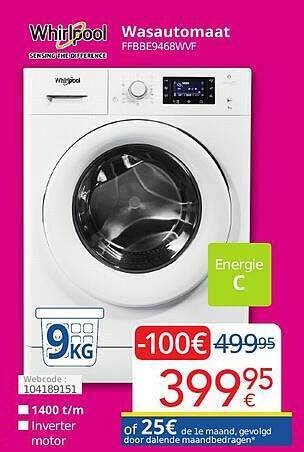 Eldi Whirlpool Wasautomaat aanbieding