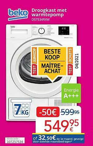 Eldi Droogkast Met Warmtepomp aanbieding