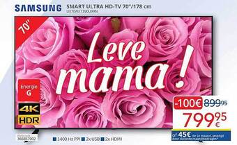 Eldi Samsung Smart Ultra Hd-tv 70 aanbieding