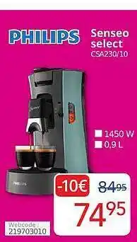Eldi Philips Senseo Select aanbieding