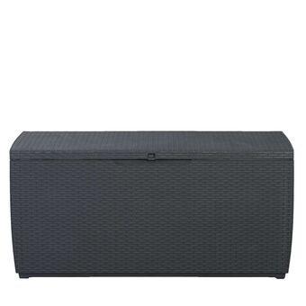 Leen Bakker Opbergbox Capri 302L - antraciet/grijs - 123x53,5x57 cm aanbieding