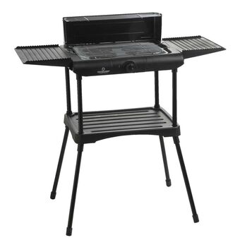 Leen Bakker Elektrische barbecue op voet - zwart - 130x50x32 cm aanbieding