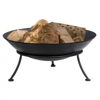 Leen Bakker Vuurschaal Tortosa - zwart - Ø57 cm aanbieding