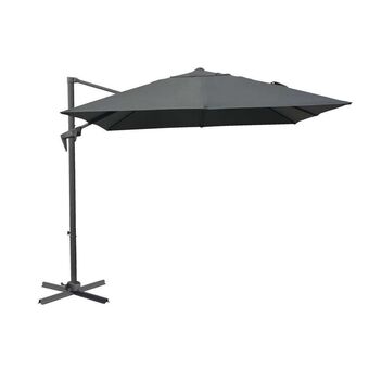 Leen Bakker Le Sud zweefparasol Grasse - antracietkleur - 270x270 cm aanbieding