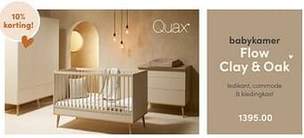 Baby & Tiener Babykamer flow clay + oak aanbieding