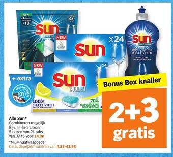 Albert Heijn Alle Sun* aanbieding