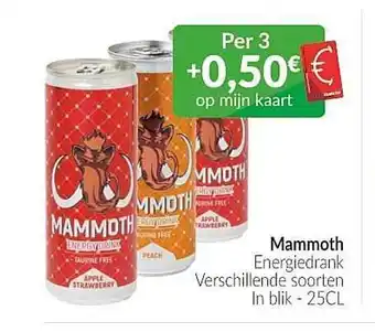 Intermarché Mammoth Energiedrank aanbieding