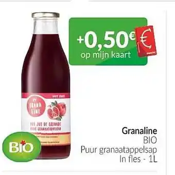 Intermarché Granaline Bio Puur Granaatappelsap aanbieding