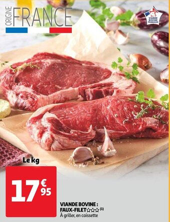 Auchan Viande Bovine: Faux-Filet aanbieding