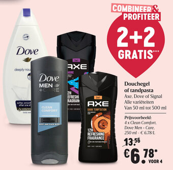 Delhaize Douchegel of tandpasta aanbieding