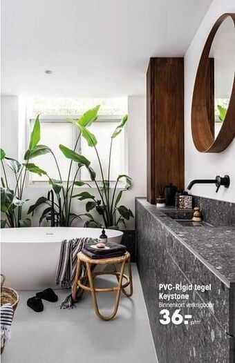 Kwantum Pvc-rigid tegel keystone aanbieding