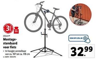 Lidl Montagestandaard voor fiets aanbieding